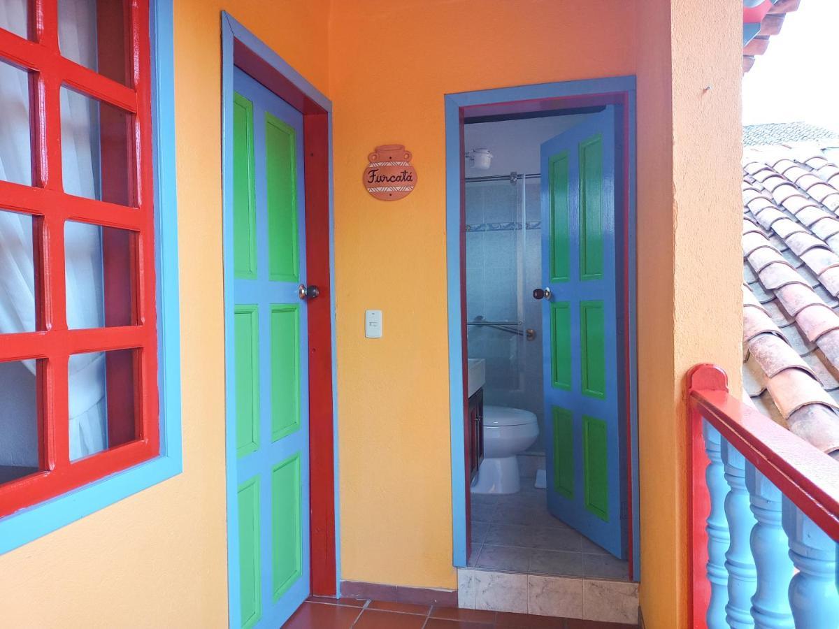 Casona 1865 Hotel Ráquira Kültér fotó